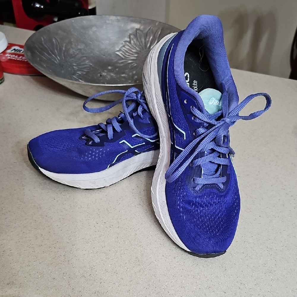 Asics Blue Running Shoes